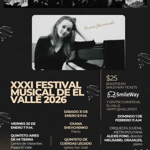 Entrada general - xxxi musical del el valle